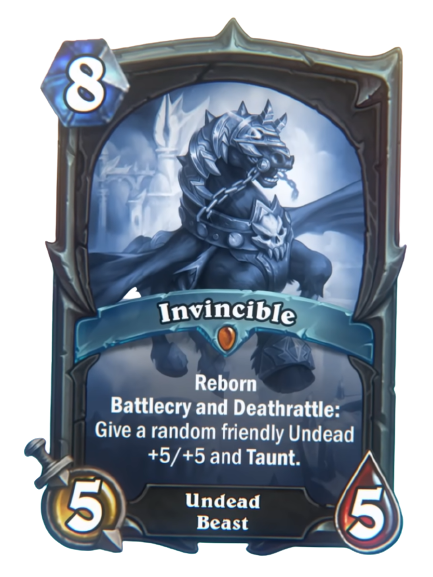 Invencible - Hearthstone Signature Card - Image via Blizzard