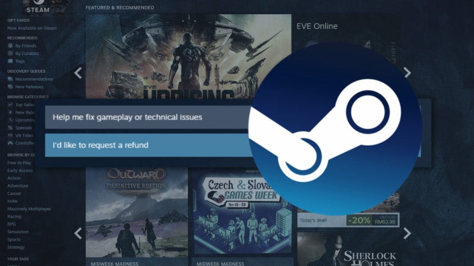 How to refund games on Steam: A step-by-step guide cover image