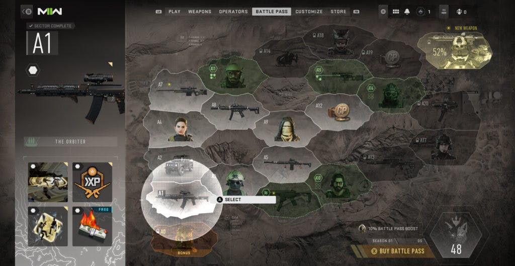 How to unlock Warzone 2 Battle Pass items. Image via Activision Publishing, Inc.