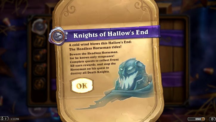 Knights Hallow's End - Even Description