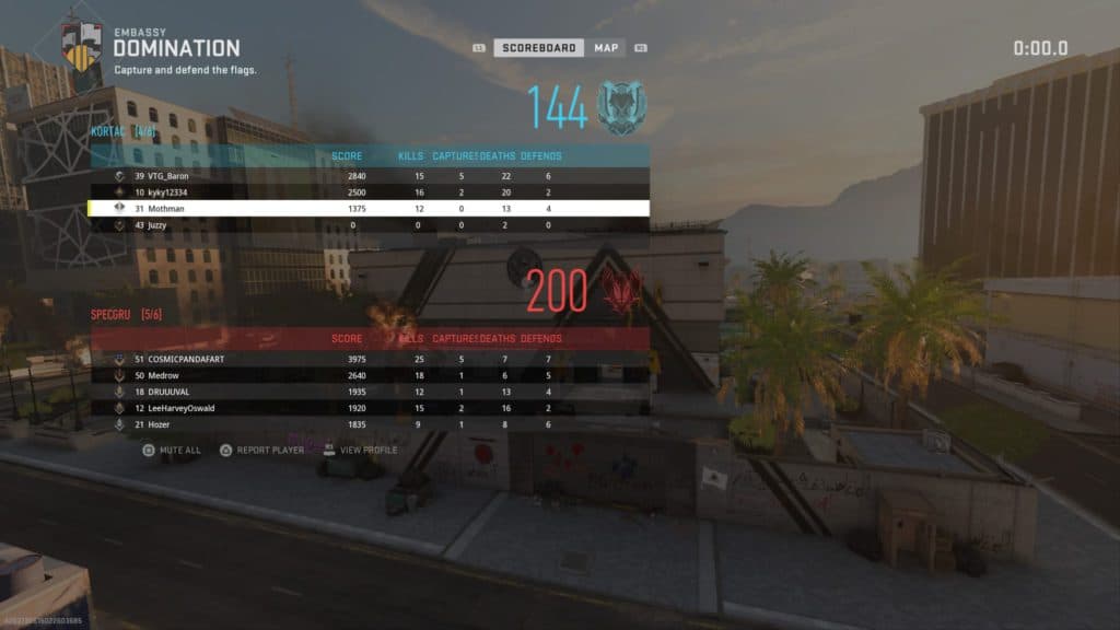 After a game is finished, deaths are shown on the final leaderboard (Image via Esports.gg)