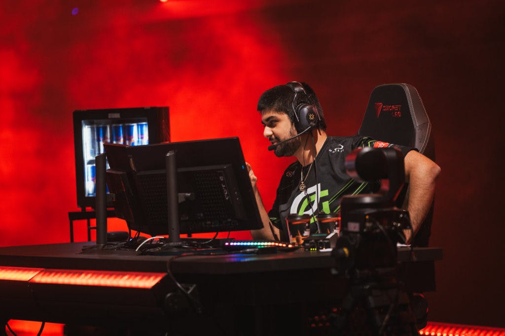 Coach Chet "Chet" Singh of OpTic Gaming is seen at the VALORANT Champions 2022 Istanbul Grand Finals on September 18, 2022 in Istanbul, Turkey. (Photo by Colin Young-Wolff/Riot Games)