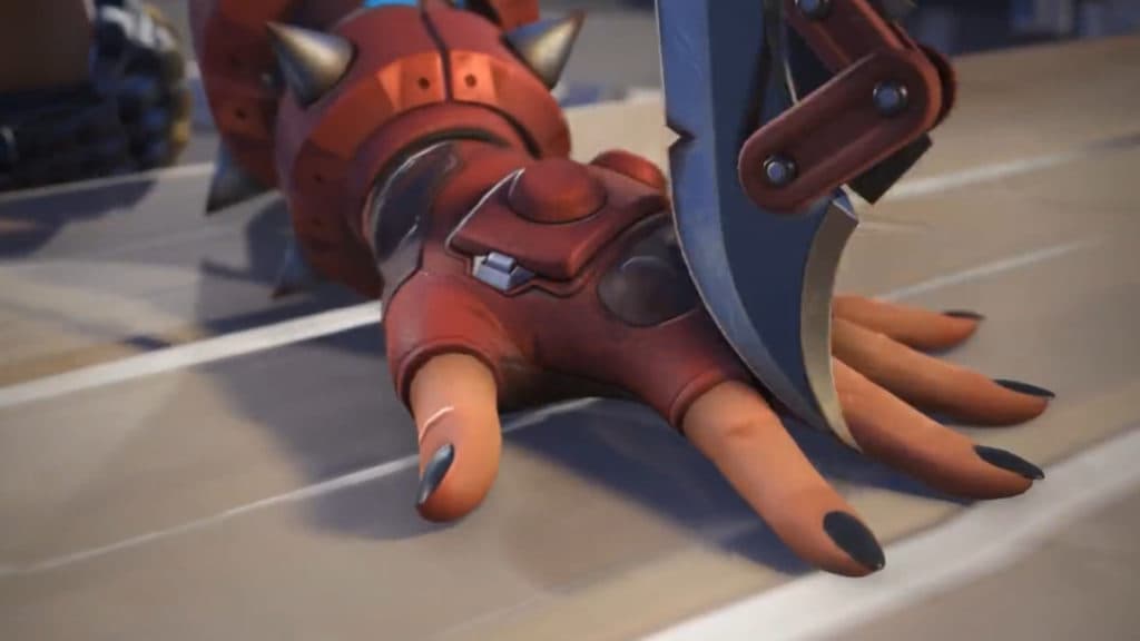 Overwatch 2 Junker Queen Five Fingers highlight intro. Image via Blizzard Entertainment.