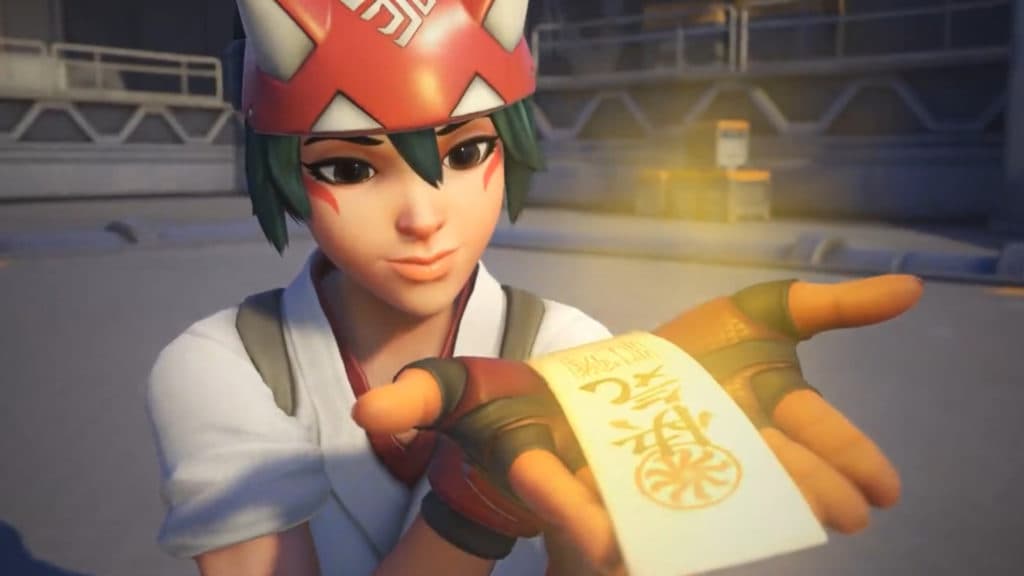 Kiriko's On the Wind highlight intro. Image via Blizzard Entertainment.