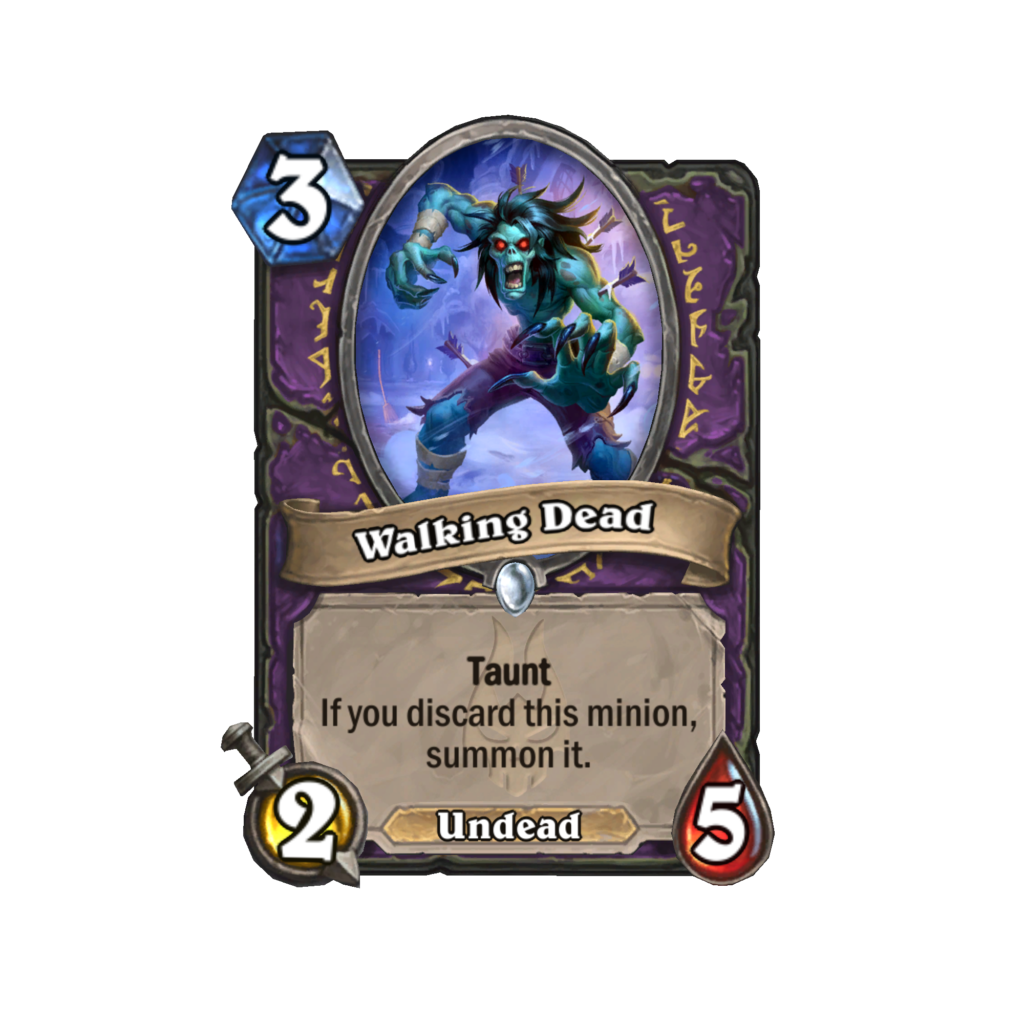 Walking Dead Warlock Card - Image via Blizzard