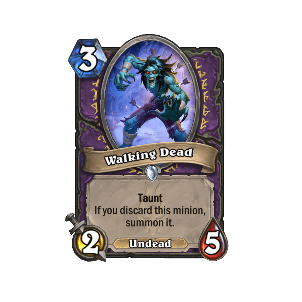 Walking Dead Warlock Card - Image via Blizzard