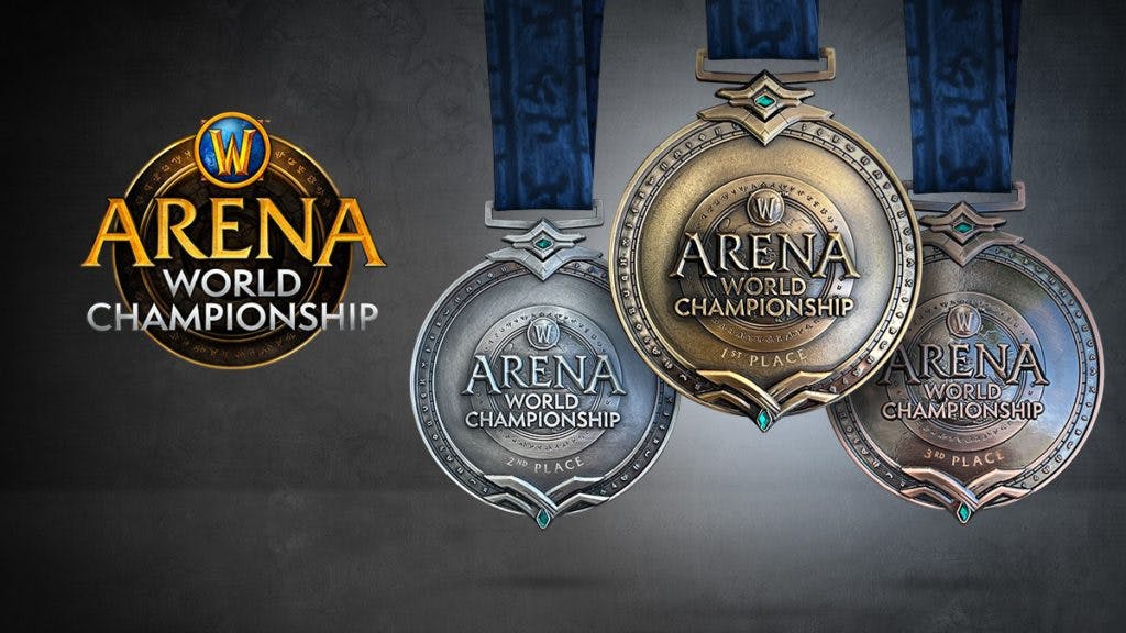 Arena World Championship medals. Image via Blizzard Entertainment.