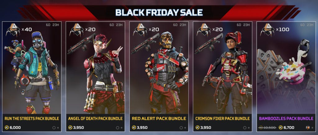 Apex Black Friday sale overview