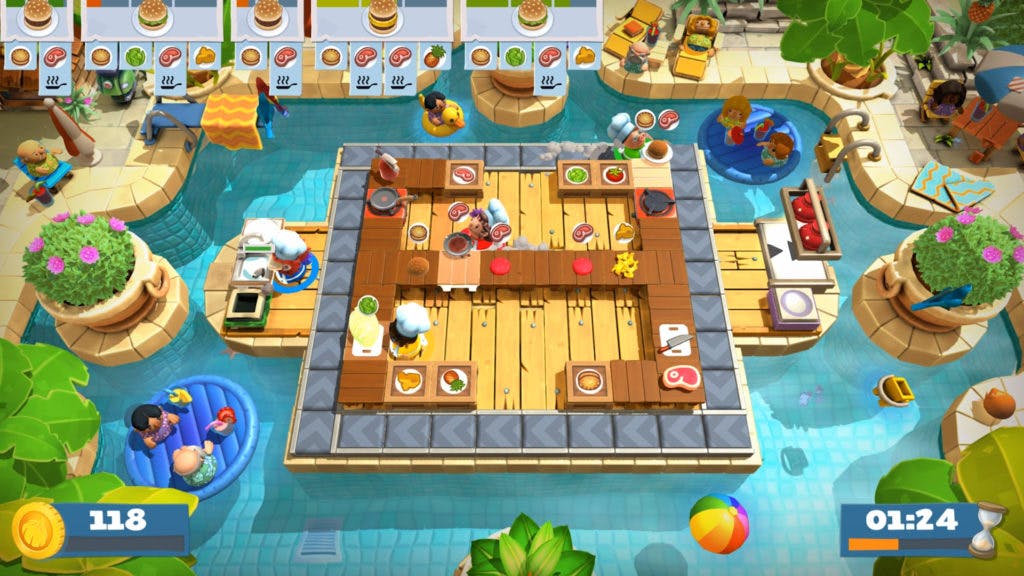 Overcooked supports the Steam Play Together feature.
