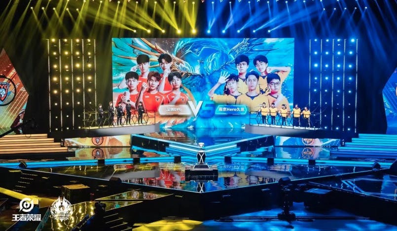 Honor of Kings esports. Image via Tencent and VSPN.