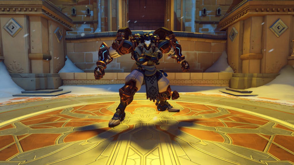 The free Legendary Ramattra skin. This is what Ramattra looks like in his Nemesis form. Image via Blizzard Entertainment.