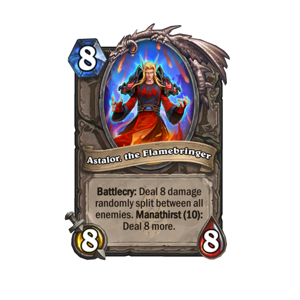 Astalor's final form, so is Denathrius really gone from Hearthstone?<br>Image via Blizzard