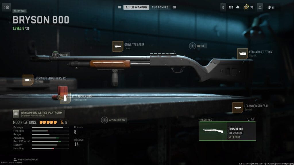 These attachments make for the best Bryson 800 loadout (Image via Esports.gg)