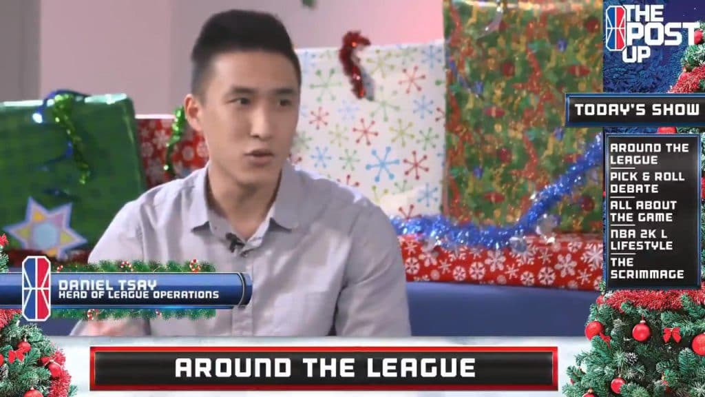 Daniel Tsay was formerly part of the NBA 2K League. Photo via NBA2KLeague.