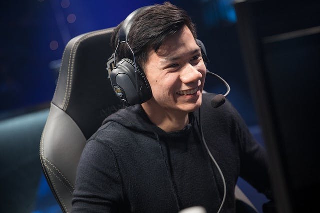 Danny "Shiphtur" Le at Day 1 at 2018 NA LCS Summer Split Finals in Oakland, California, USA on 8 September 2018. Image Credit: <a href="https://www.flickr.com/photos/lolesports/29625905657/in/album-72157695291152300/">Riot Games Flickr.</a>