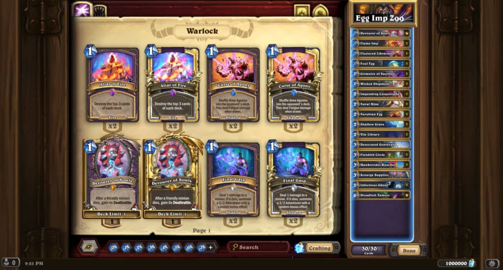 Egg Imp Zoolock in March of the Lich King. Image via Blizzard Entertainment.