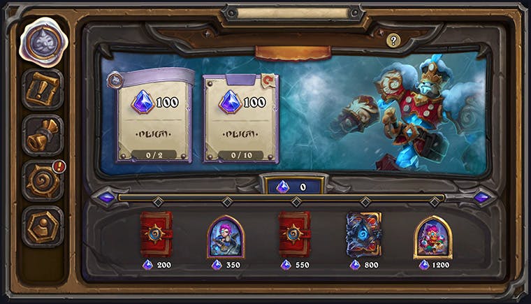 Winter Veil event as seen in the Event System Tab, new skins visible as well!<br>Image via Blizzard