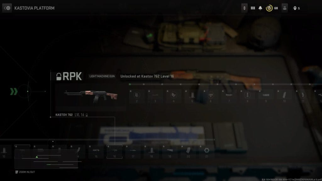 The RPK is one of the easier weapons to unlock in MW2 (Image via Esports.gg)