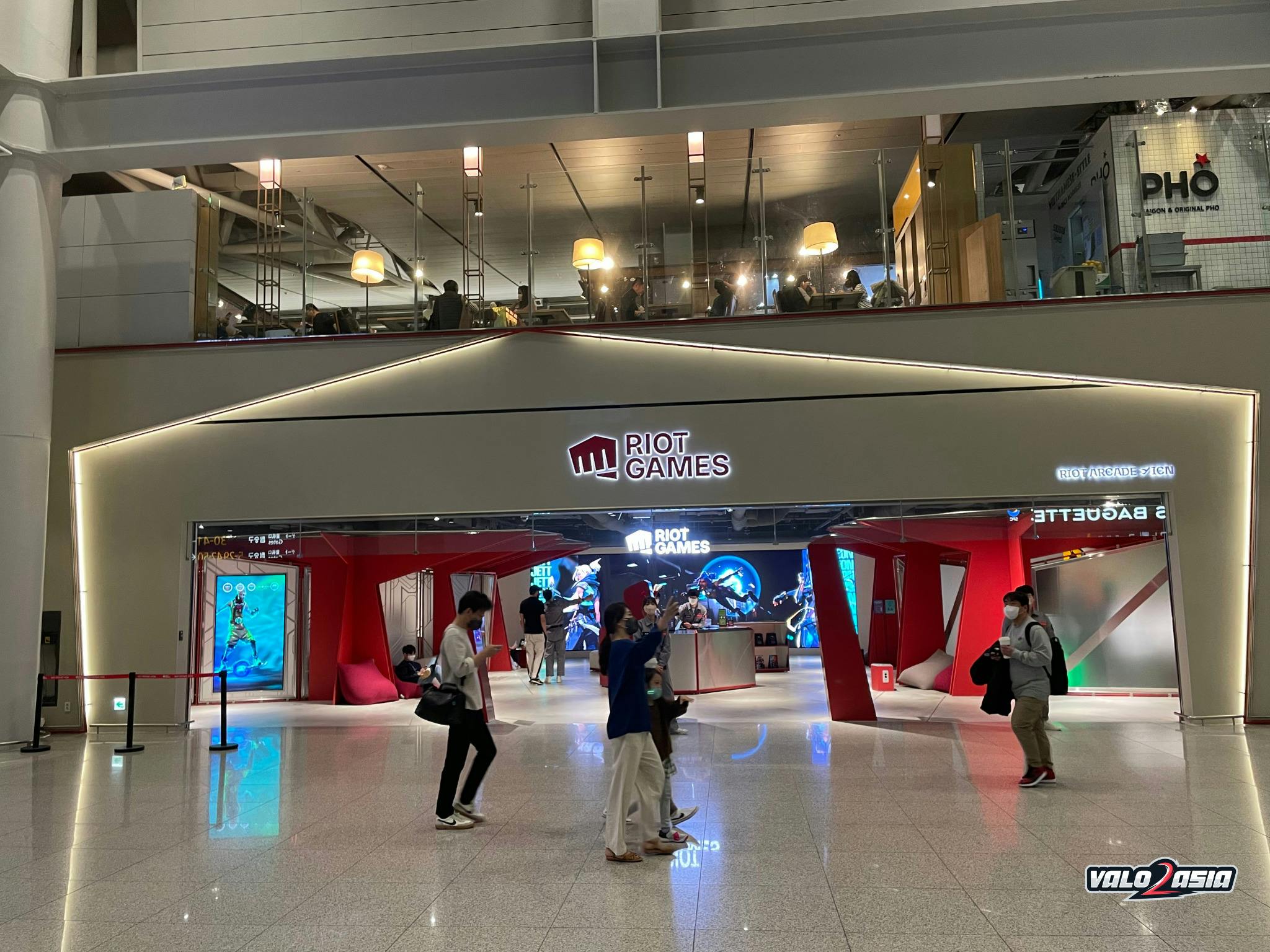 The exterior of the Riot Games Lounge at Incheon Airport<br>(Image via <a href="https://valo2asia.com/">Valo2Asia</a>)