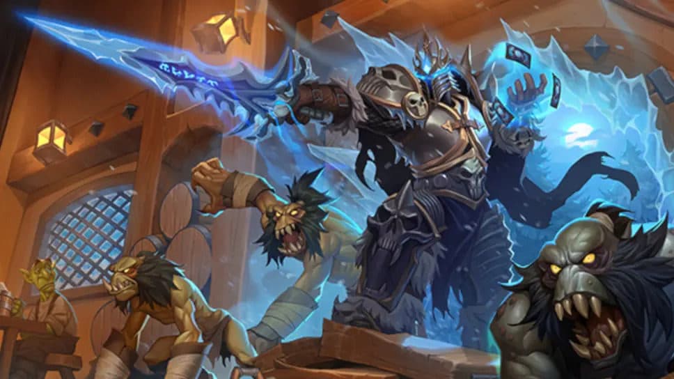 March of the Lich King decks will be featured in the Hearthstone World Championship 2022 event. Image via Blizzard Entertainment.