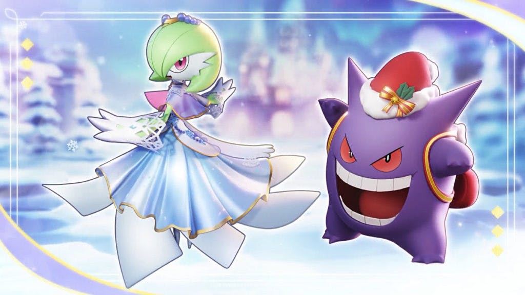 Pokemon UNITE S12 Battle Pass Rewards: Aurora Style: Gardevoir and Holiday Style: Gengar.