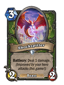 Shockspitter cost increased from 2 to 3 Mana<br>Image via Blizzard