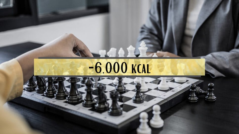This Chess platform enables you to track calories burned while