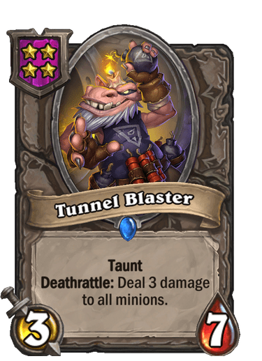 Tunnel Blaster counters Divine Shields in the Battlegrounds late game<br>Image via Blizzard