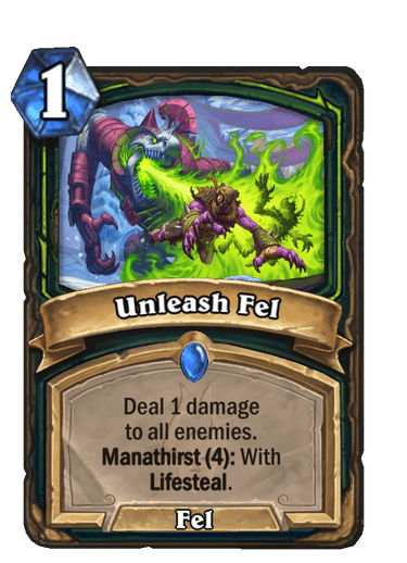 Unleash Fel on your enemies in Hearthstone Patch 25.0.3<br>Image via Blizzard