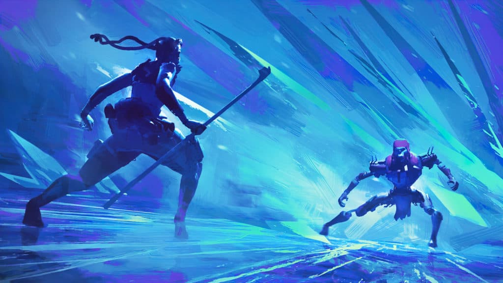 Loba and Revenant having an icy battle