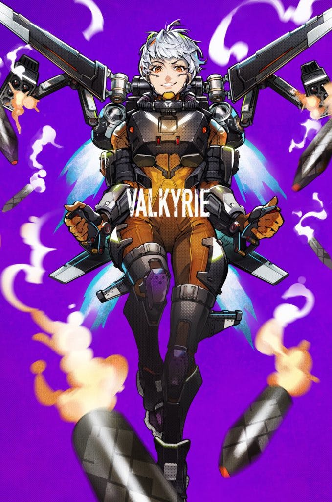 Valkyrie firing missiles by @MikaPikaZo on Twitter