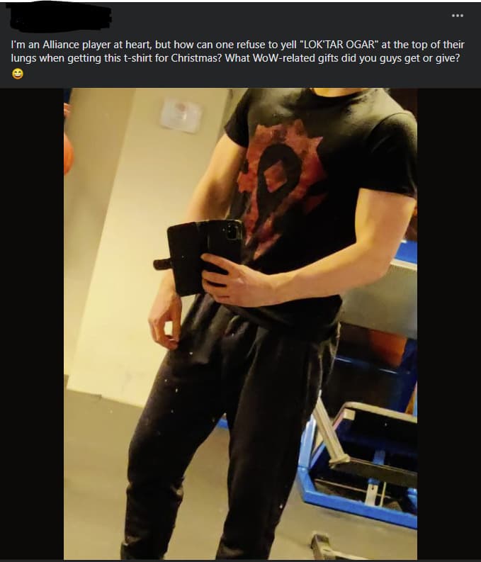 <em>A Facebook Warcraft group post on any given day.</em>