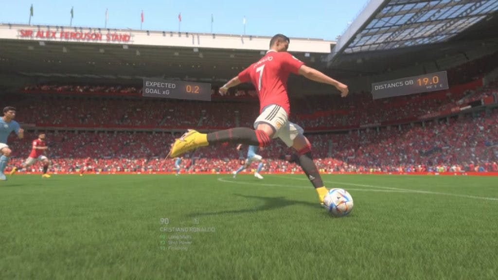FIFA 23 PS5 Gameplay<br>Screencapped from <a href="https://youtu.be/GNR6dirCeZs" target="_blank" rel="noreferrer noopener nofollow">Airton Silva</a>