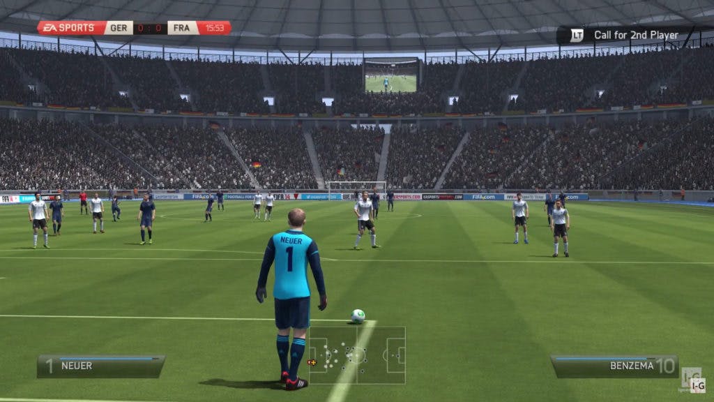 FIFA 14 PC Gameplay.<br>Screencapped from <a href="https://youtu.be/3wDI4D8wW5w" target="_blank" rel="noreferrer noopener nofollow">igcompany</a>