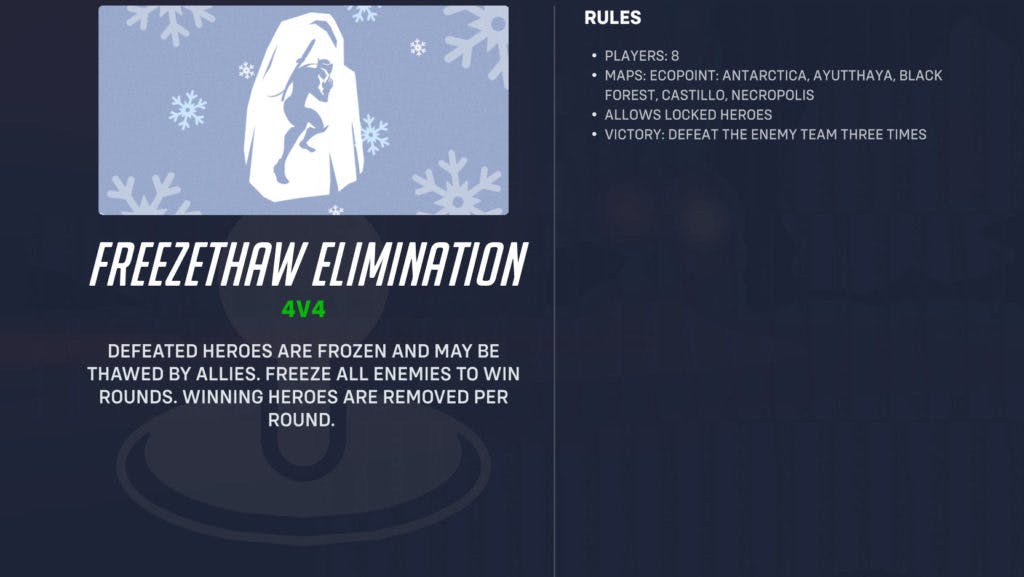 Freezethaw Elimination information. Image via Blizzard Entertainment.