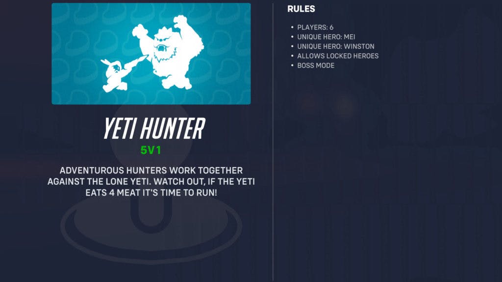 Overwatch 2 Winter Wonderland 2022 Yeti Hunter details. Image via Blizzard Entertainment.