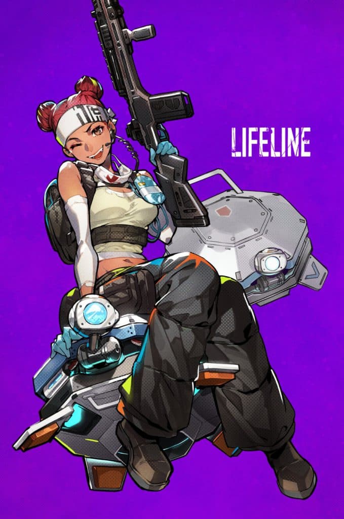Lifeline being a cutie by @MikaPikaZo on Twitter