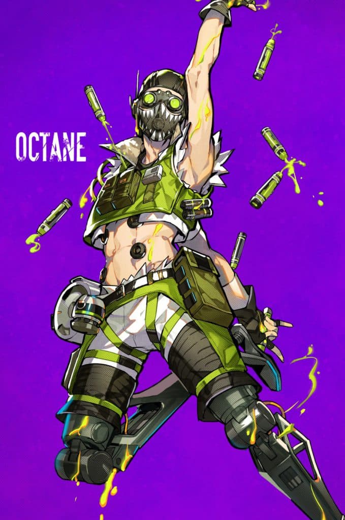 Octane running with stims by @MikaPikaZo on Twitter