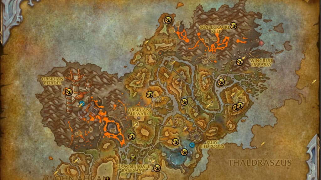 <em>The Waking Shores map</em>