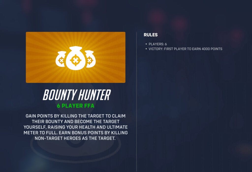 Bounty Hunter information (Image via Blizzard Entertainment)