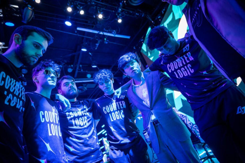 <em>LCS teams compete on day two of the 2023 Spring Split Photo by Colin Young-Wolff/Riot Games</em>
