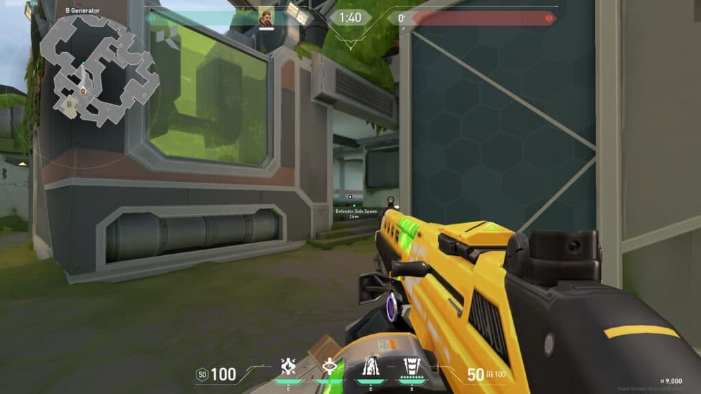 The Defender Side Spawn is frequently referred to as CT by VALORANT players (Image via Esports.gg)