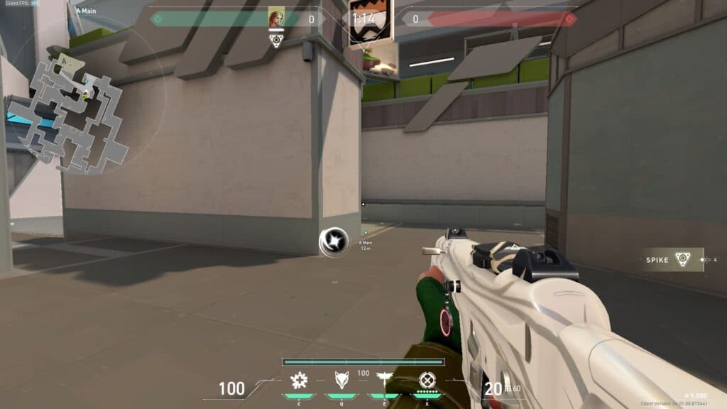 If an enemy is trapped in the small corner pocket near A Main on Split, you may hear a teammate call it the Cubby (Image via Esports.gg)