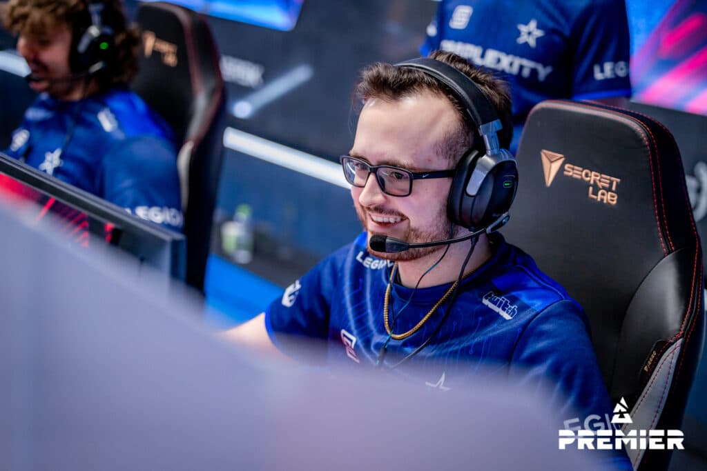 Grim had a fantastic performance against NAVI. Unfortunately, it was not enough. (Image Credit: BLAST Premier)