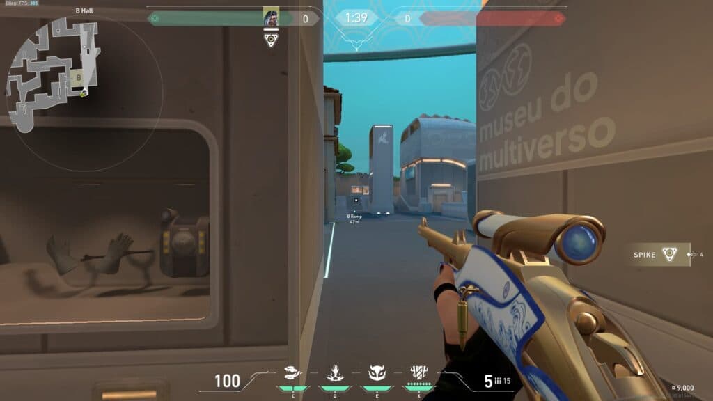 The lengthy lane leading to B Site on Pearl is an example of a Long callout (Image via Esports.gg)