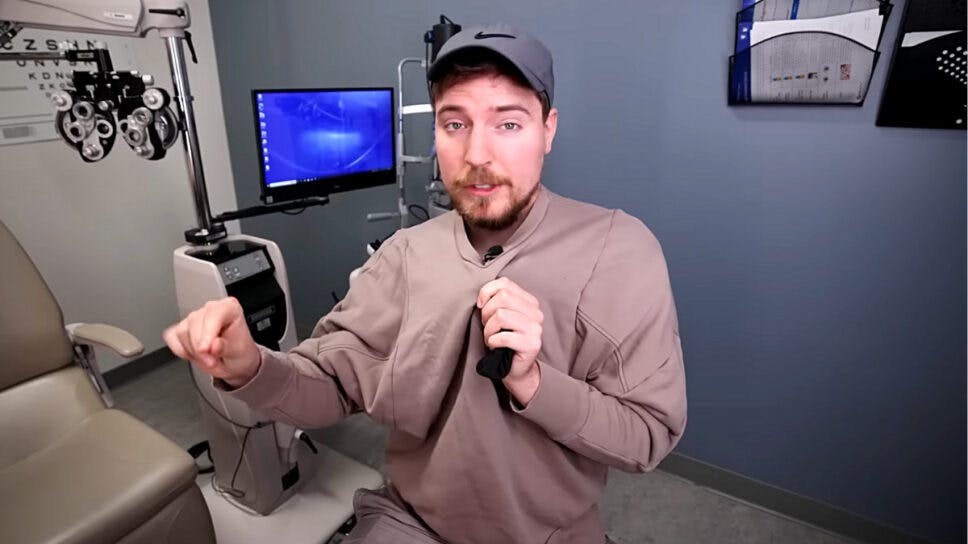 MrBeast cures blindness for 1000 people worldwide in new video cover image