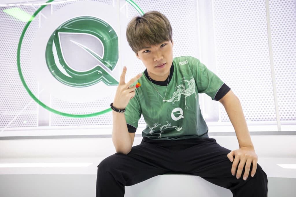 <em>Prince at the 2023 LCS Asset Day shoot (Photo by Colin Young-Wolff/Riot Games)</em>