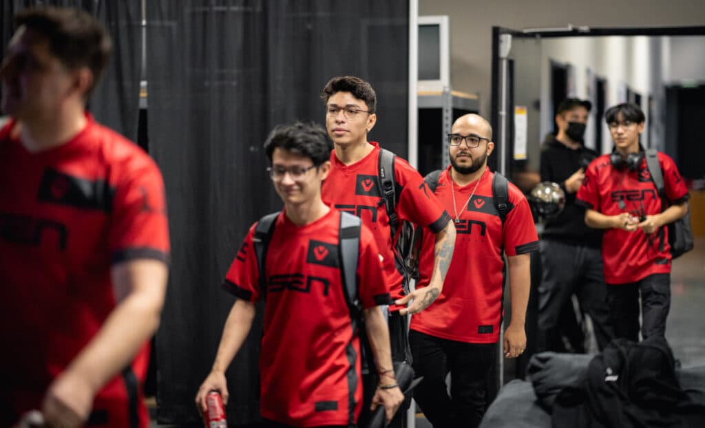 Sentinels survived Ludwig x Tarik Invitational Day 1. Image Credit: Sentinels