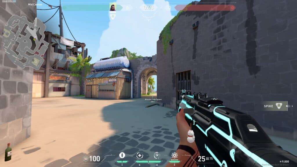 VALORANT players tend to call the Attacker Side Spawn either "our spawn" or "their spawn" (Image via Esports.gg)