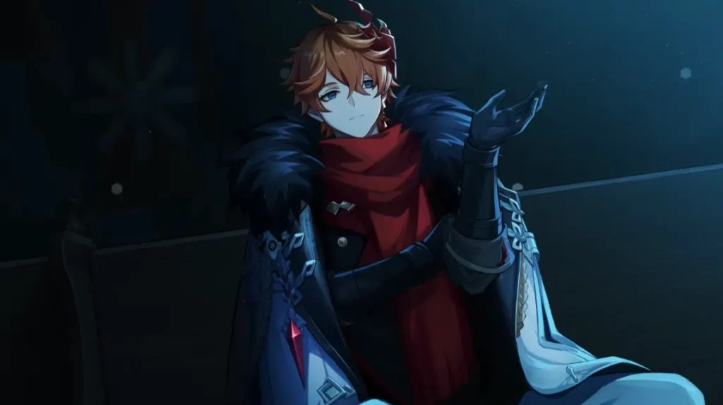 Tartaglia aka Childe from Genshin Impact.<br>Image via Genshin Impact